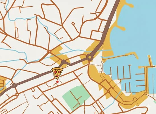 Restaurant location map