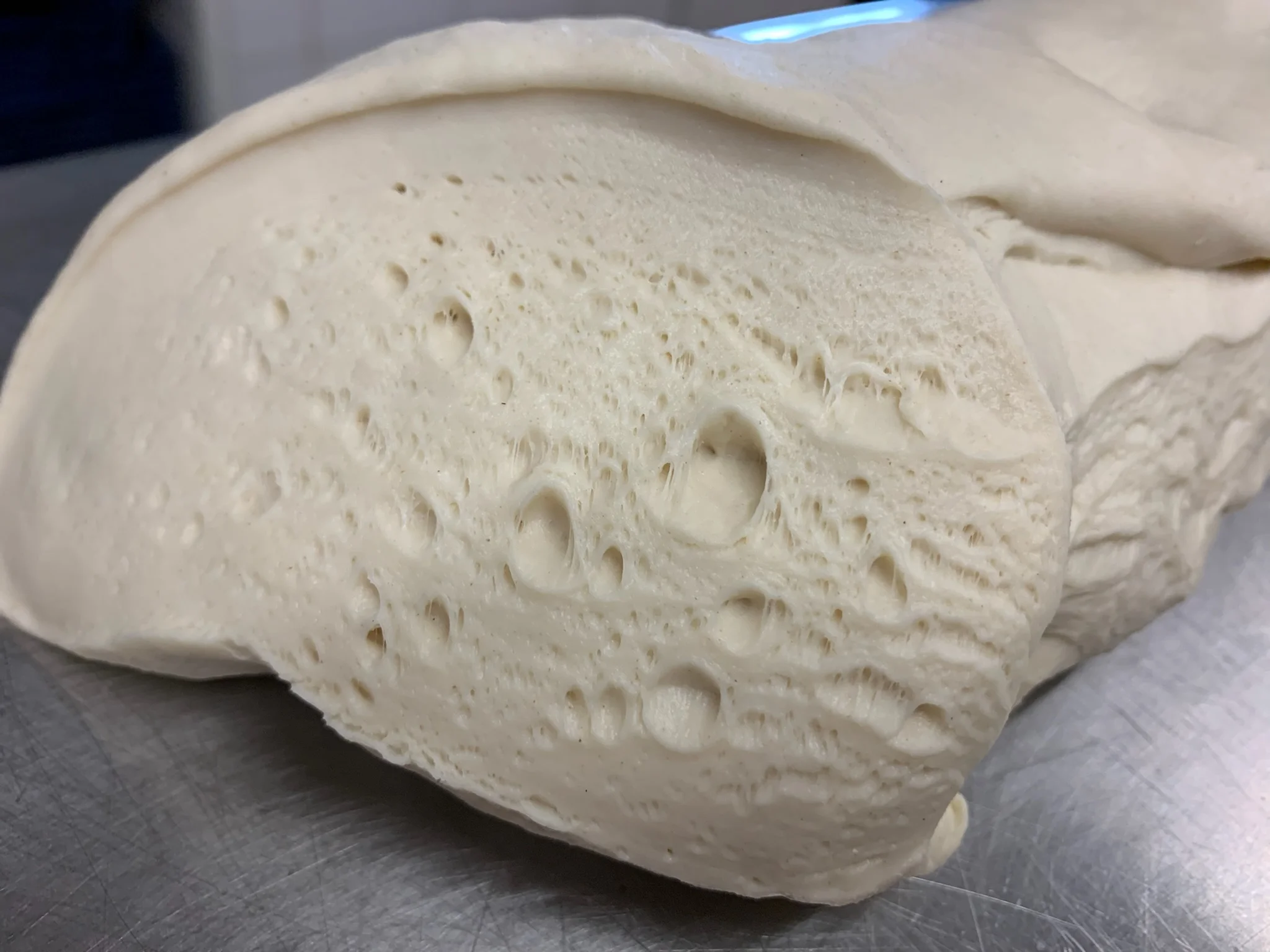 Palla di impasto dopo l'impastamento